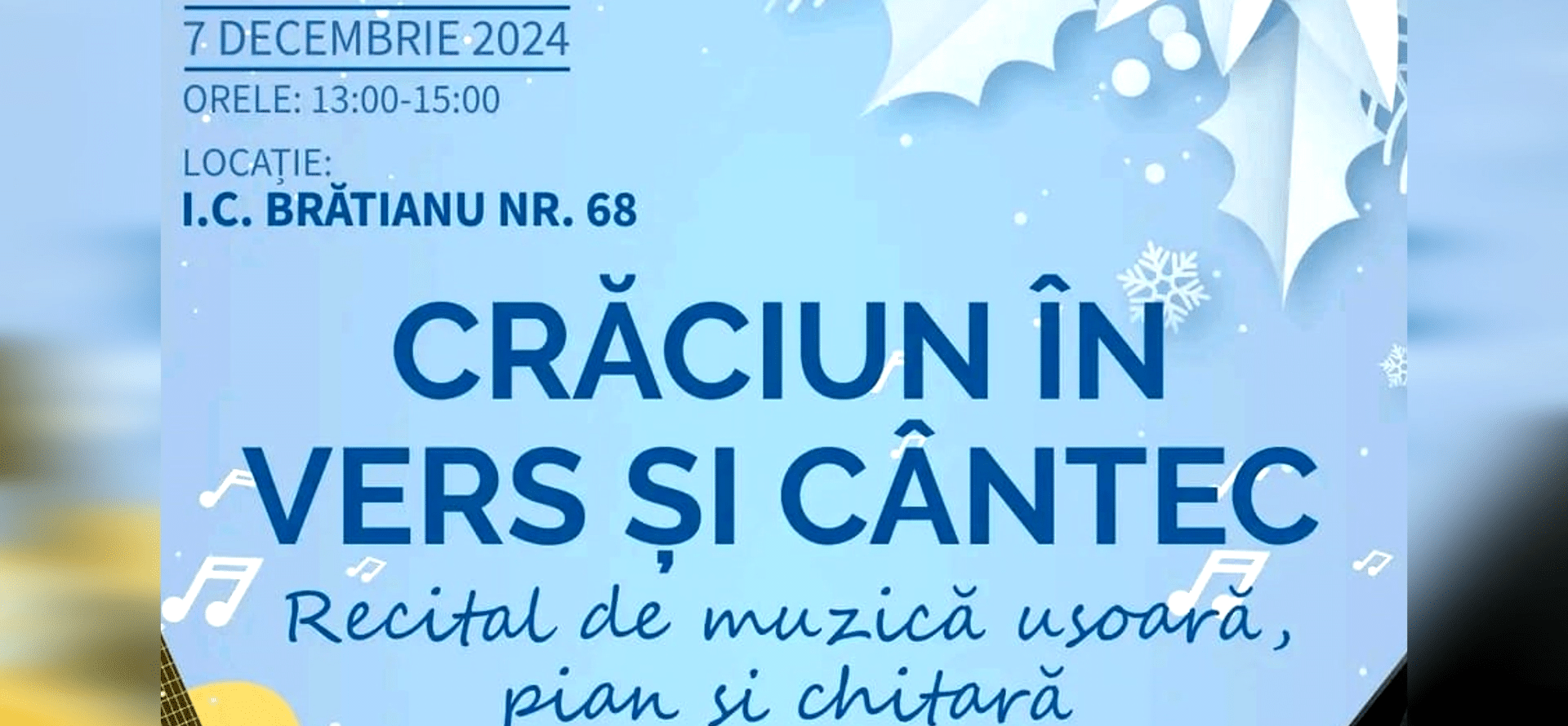 „Crăciun în vers și cântec!”
