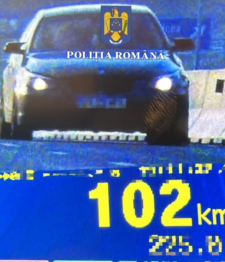 Șofer prins cu 102 km/h pe un bulevard intens circulat din Constanța