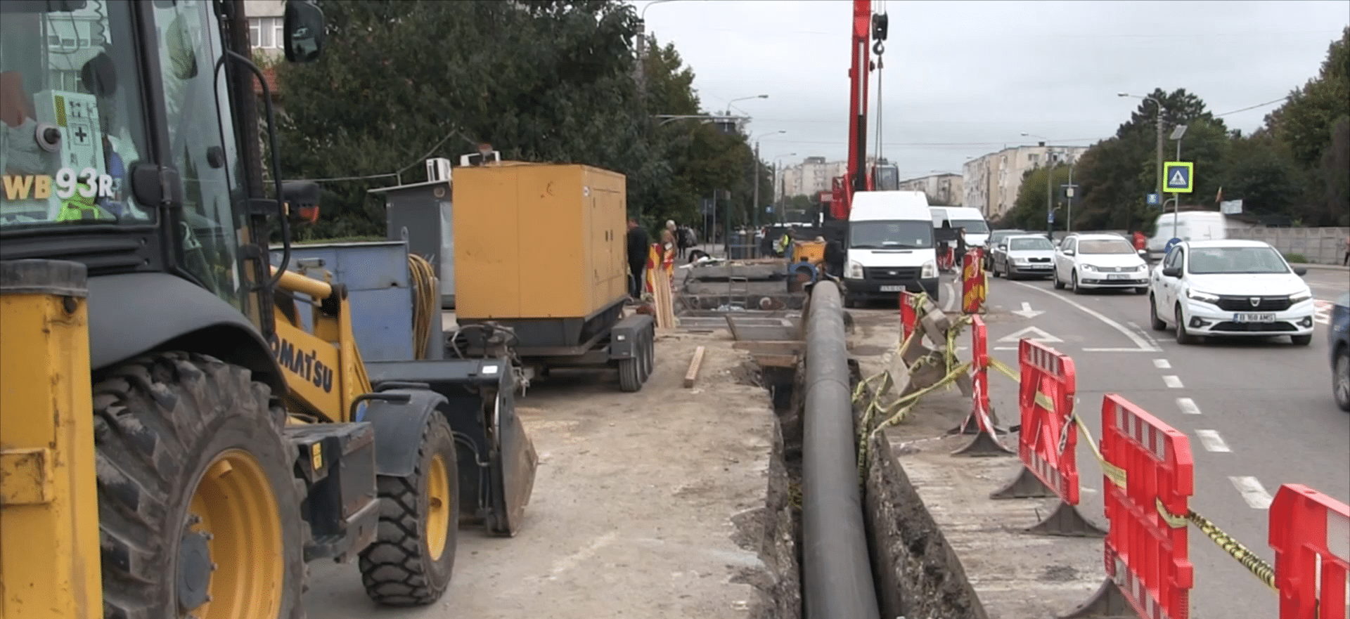 Lucrări RAJA. Trafic blocat