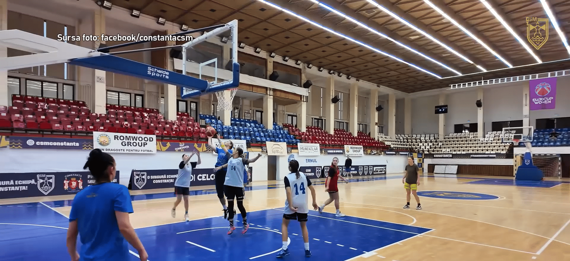 Baschet feminin: CSM Constanța, șase meciuri în 20 de zile