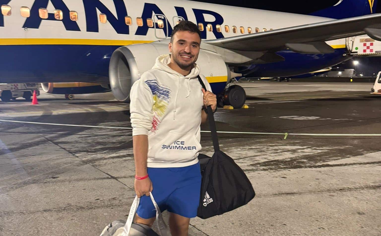 Cristian Tranulea, la Campionatul Mondial de Înot în Ape Înghețate