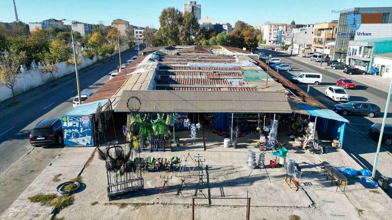 Încep lucrările de desființare a bazarului „La Gorbaciov”. Se vor amenaja zone cu spațiu verde