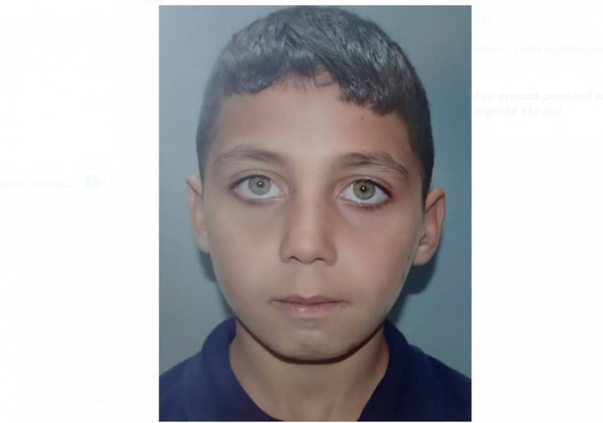 Un copil de 9 ani a plecat de la școală și nu s-a mai întors. Dacă îl vedeți, sunați la 112