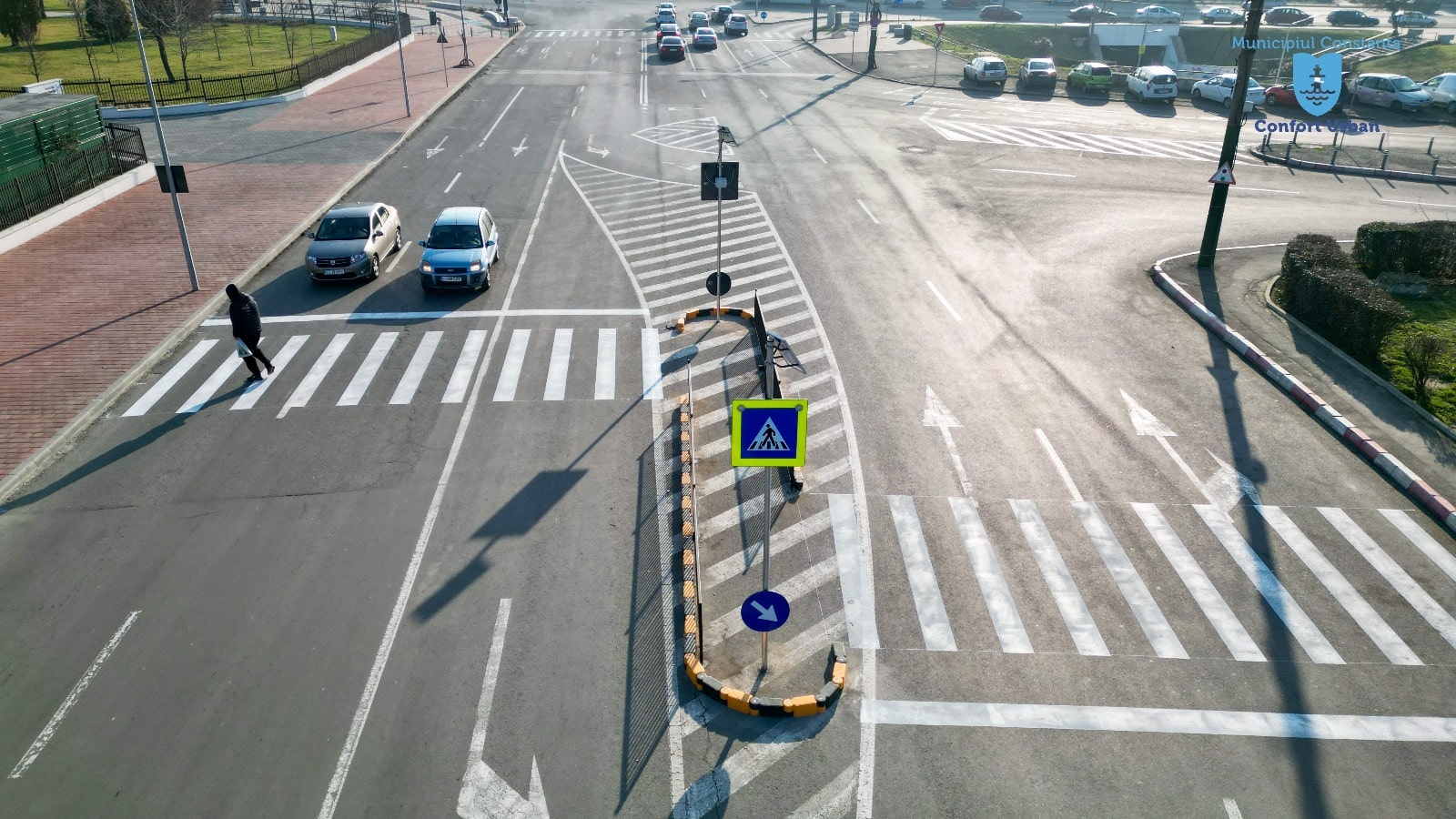 Două treceri din municipiul Constanța au fost relocate. Iată   unde sunt situate