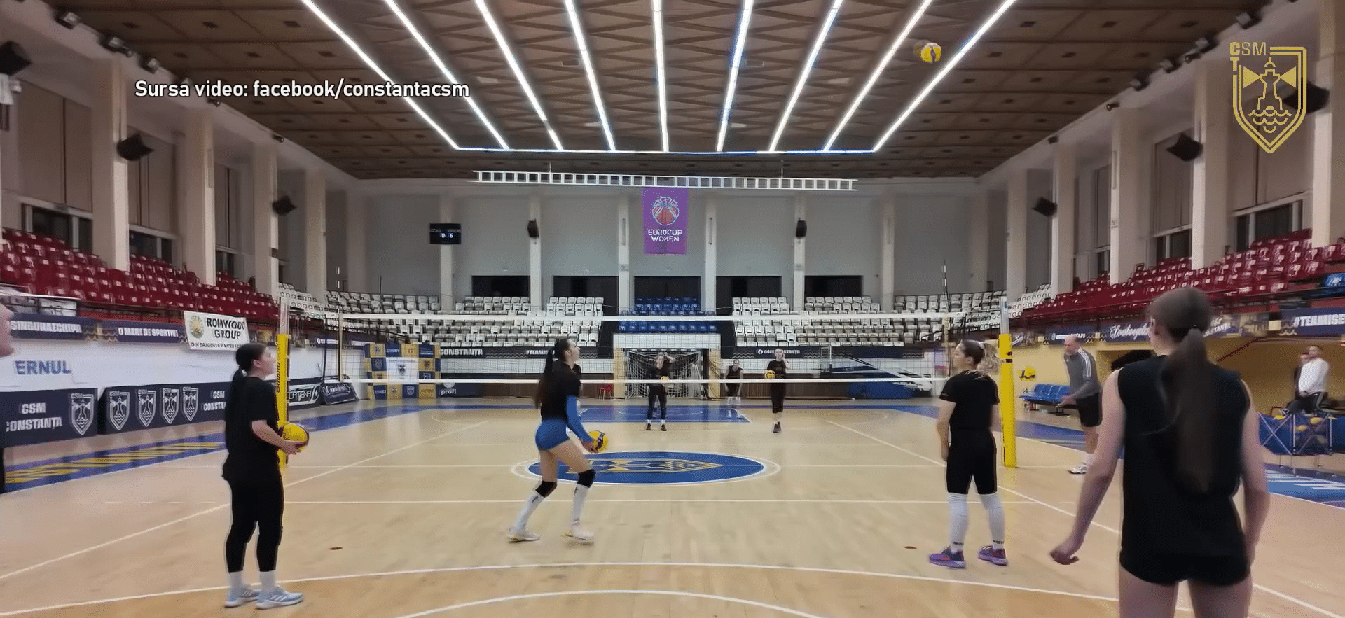 Volei: CSM Constanța, duel în deplasare cu CSM București