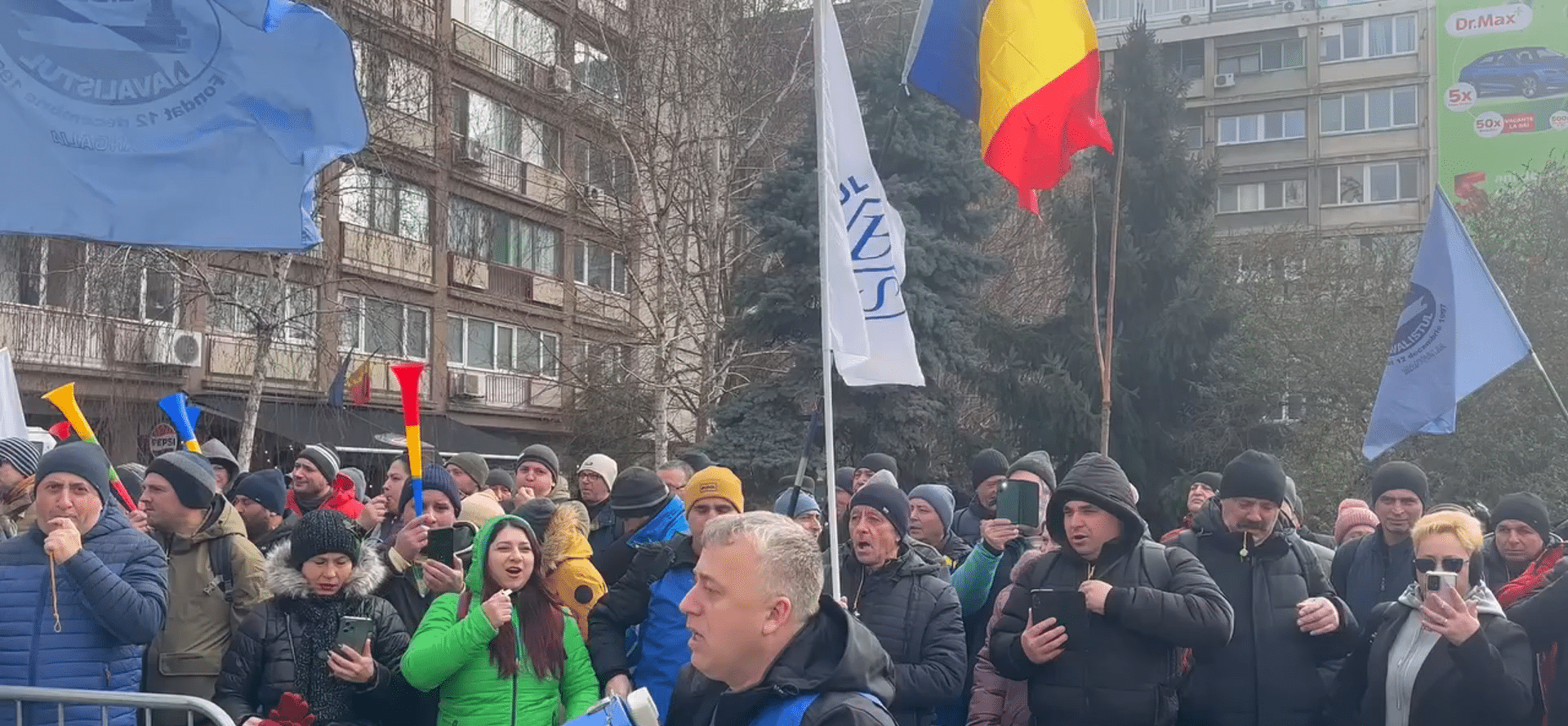 Protest pentru salvarea șantierului Damen