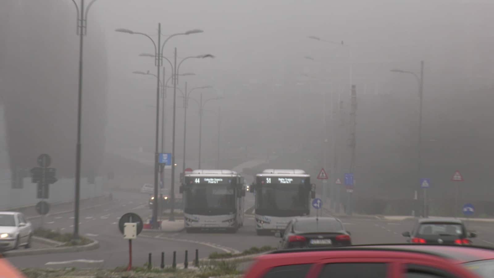 Cod galben de ceață în județele Constanța și Tulcea