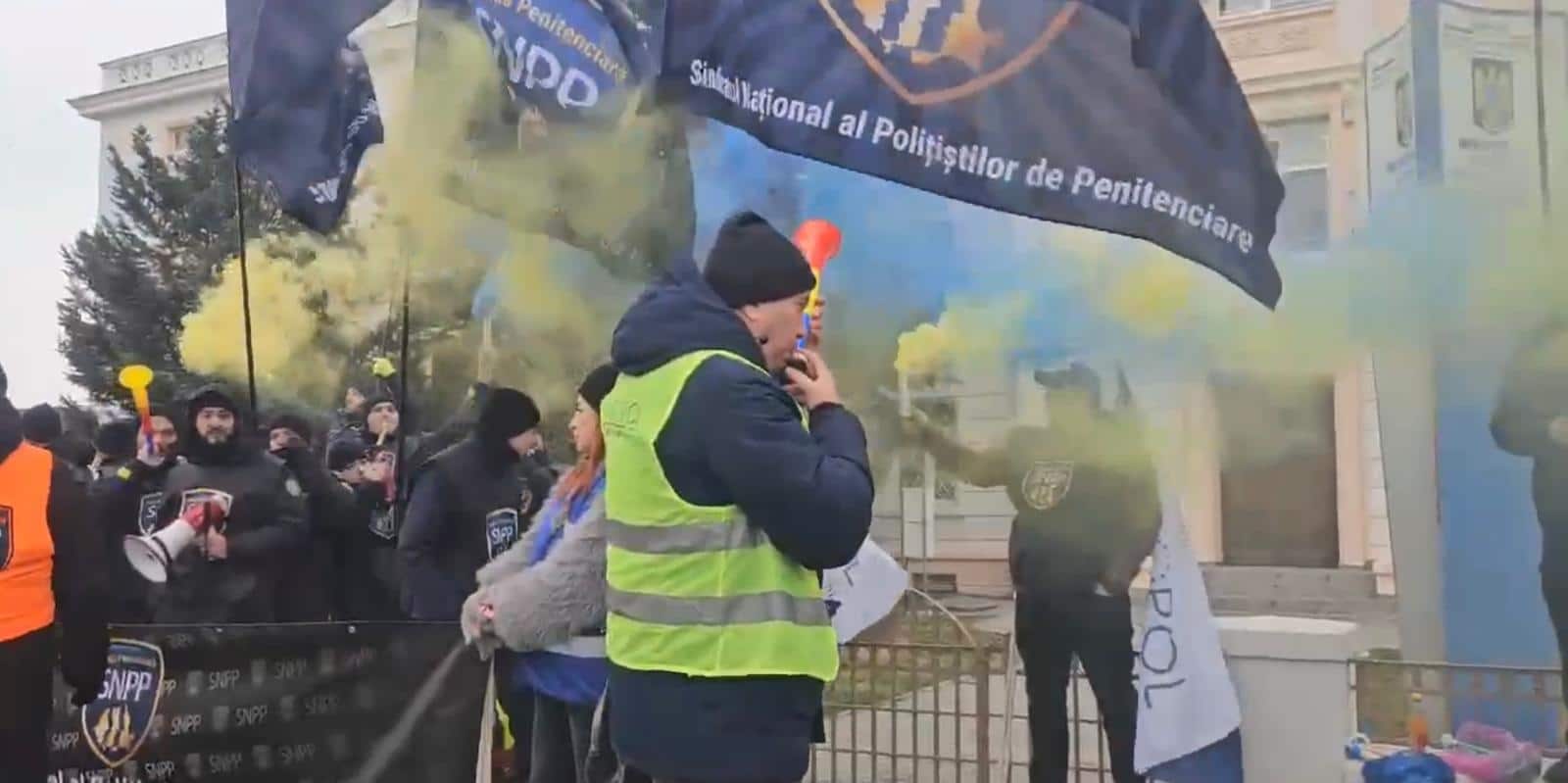 Protest în uniformă