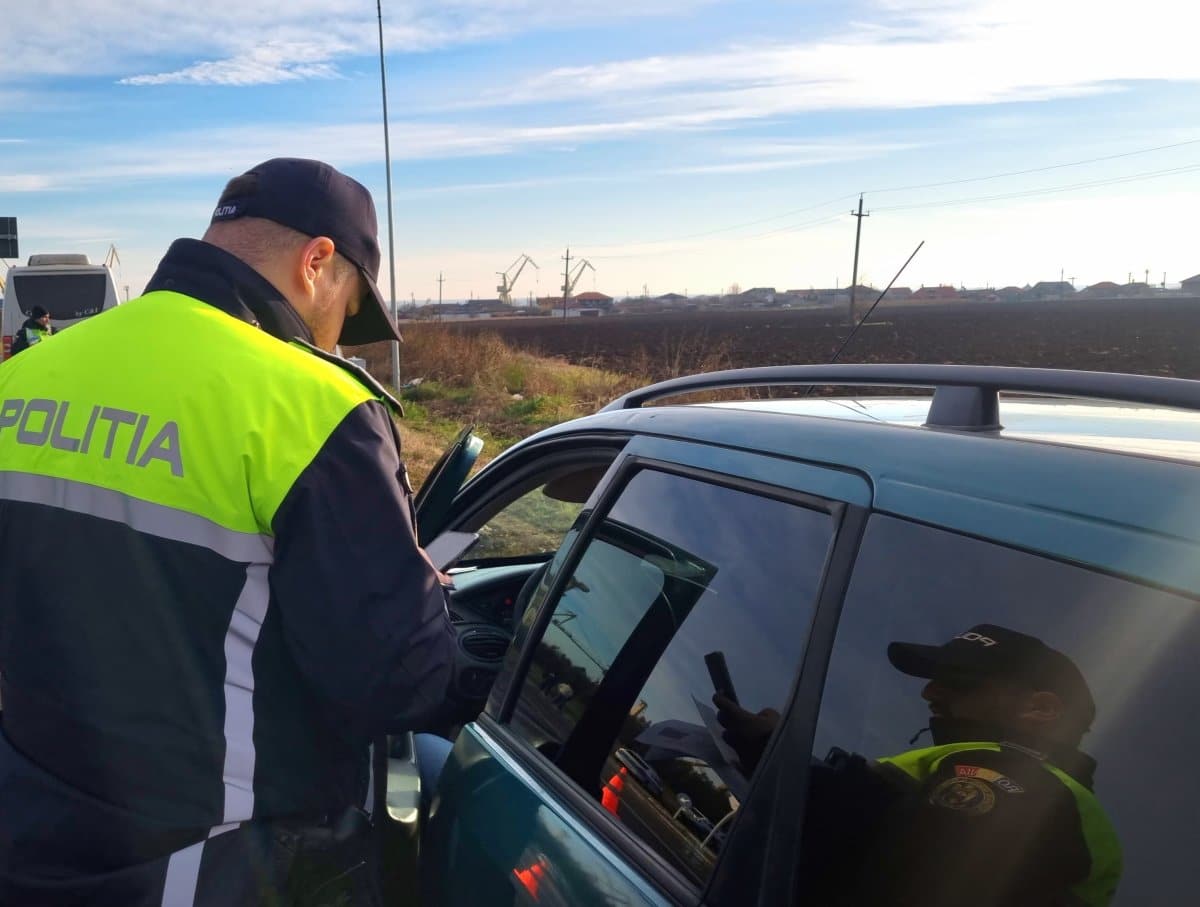 Razie pe șoselele din Constanța: Șoferi fără permis și beți la volan, prinși în trafic