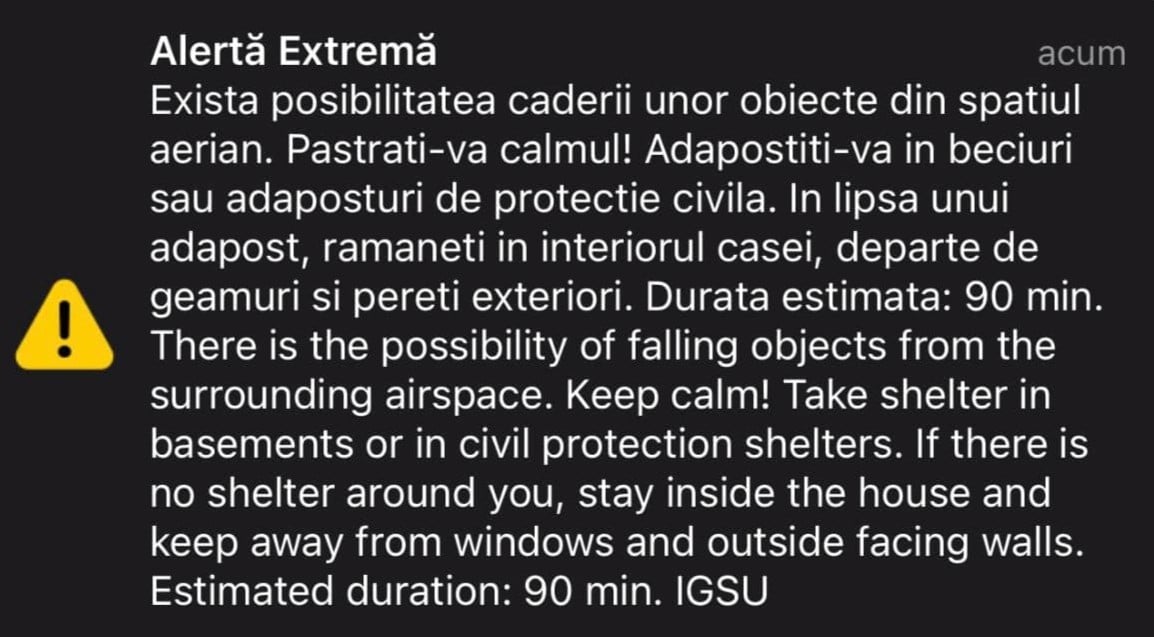 Drone la graniță. RO – Alert la Tulcea și Galați