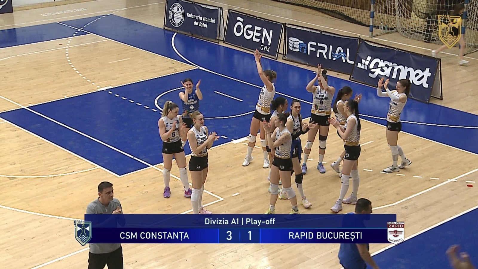 CSM Constanța începe cu o victorie în play-off-ul Diviziei A1