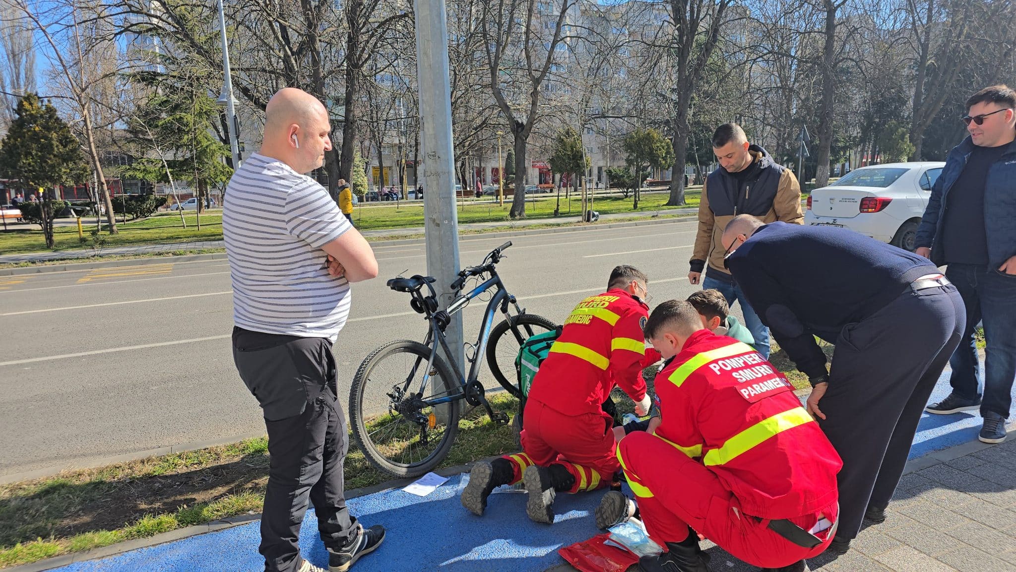 Accident grav: Livrator de mâncare lovit pe trecerea de pietoni din Tomis II