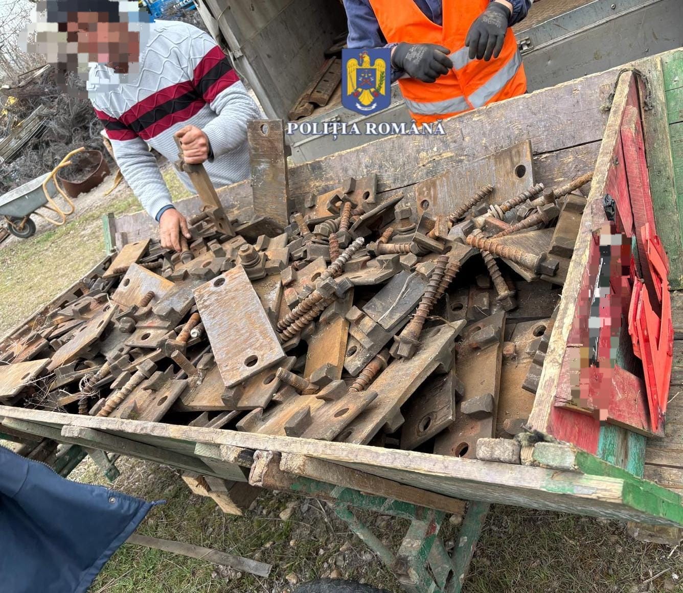 Furt de componente feroviare în Constanța: bărbat reținut pentru sustragerea plăcuțelor de cale ferată