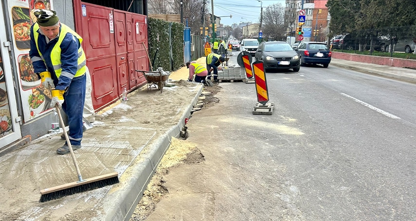 Lucrări de recondiționare a carosabilului pe strada Baba Novac. Trafic restricționat