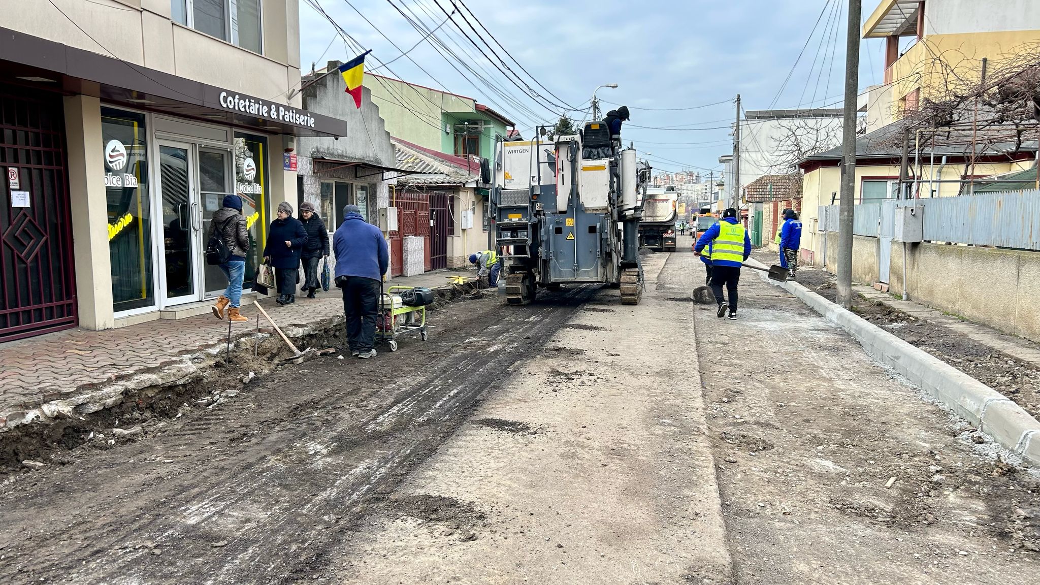 Atenție, constănțeni! Traficul pe strada Luptători este restricționat din cauza lucrărilor de reabilitare
