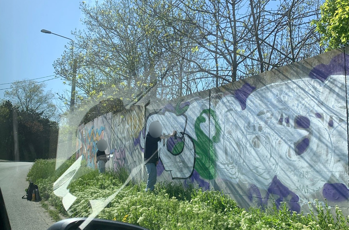 Graffiti ilegal în Constanța. Autorii prinși în flagrant și sancționați conform legii