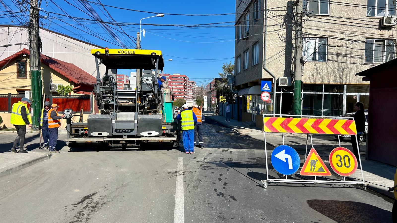 Un tronson al străzii Baba Novac este închis pentru lucrări de asfaltare