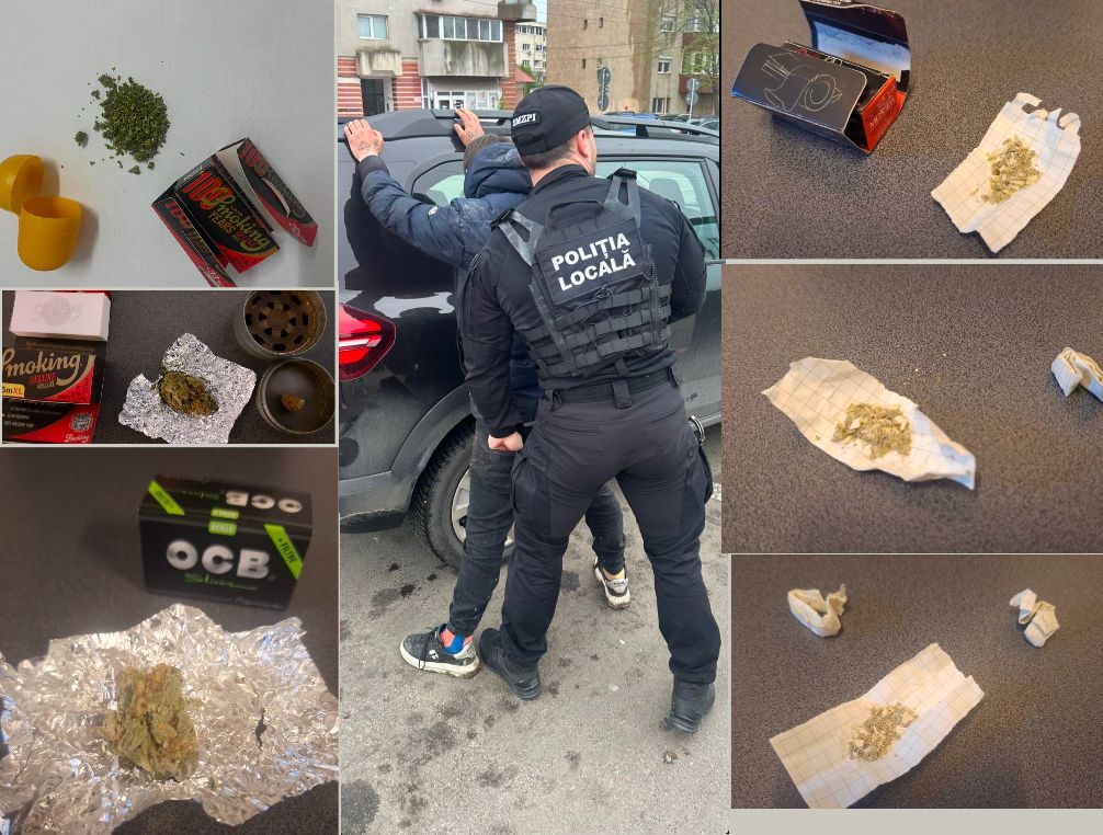 Acțiuni ale Poliției Locale Constanța: Substanțe interzise și țigări de contrabandă, depistate în ultima săptămână