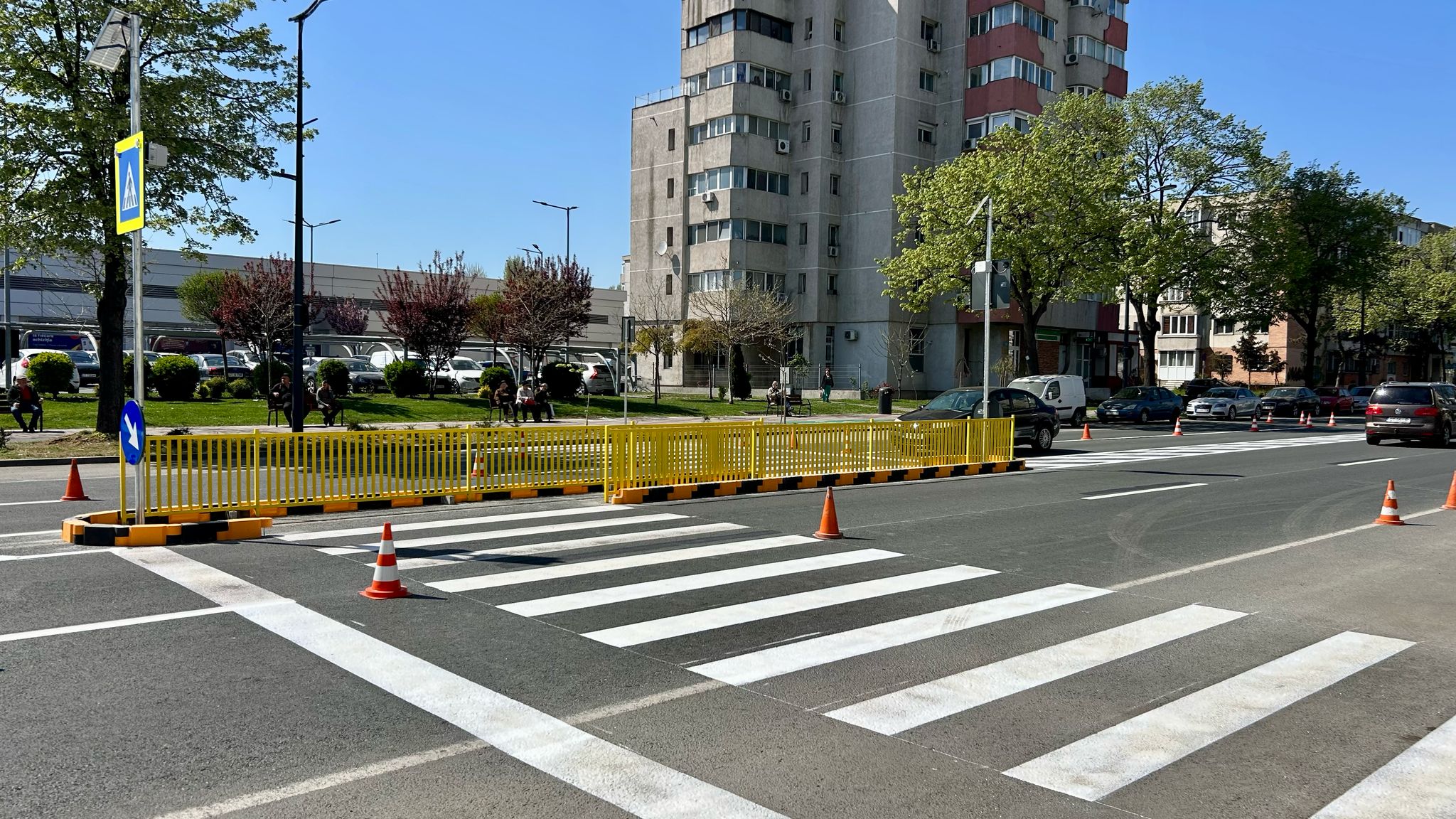 Noi măsuri pentru siguranța pietonilor în Constanța: Scuaruri mediane și semnalizare nouă pe două artere intens circulate