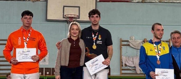 Aur pentru Florin Mihai Mirică la Campionatul Național U23 de spadă