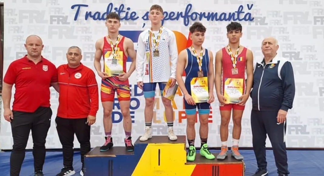 Medalii pentru CS Farul Constanța la Naționalele de Lupte U17