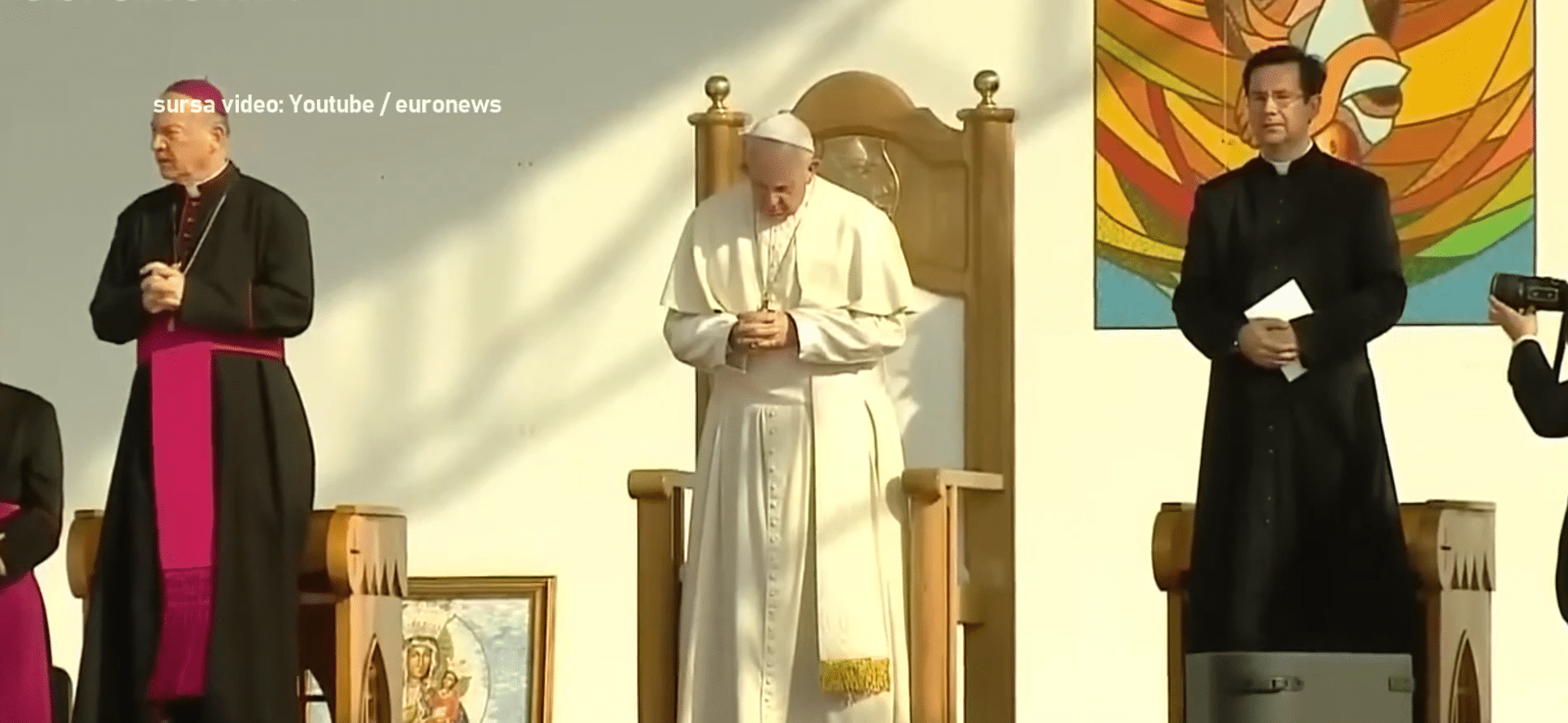 Ultimul omagiu: Catolicii din Constanța se roagă pentru Papa Francisc