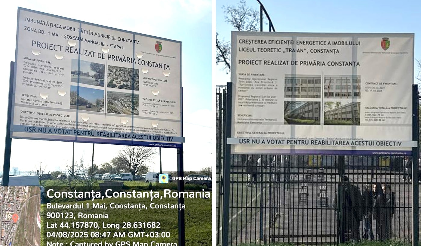 USR Constanța îl acuză pe primarul Chițac de folosirea fondurilor europene în scop politic