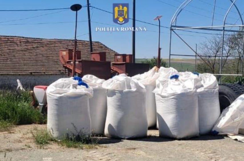 Control la o fermă din Mircea Vodă: tone de îngrășăminte și deșeuri periculoase, descoperite de polițiști