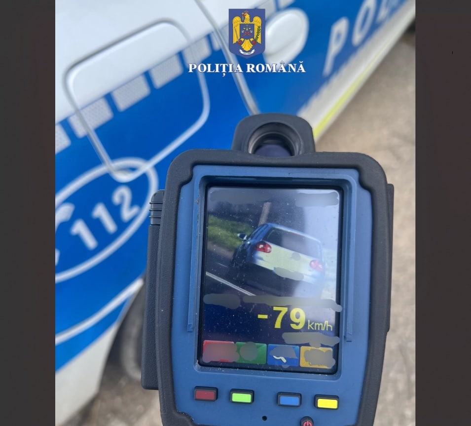 Viteză, alcool și permis expirat: Șofer de 45 de ani, prins după ce a refuzat să oprească în trafic