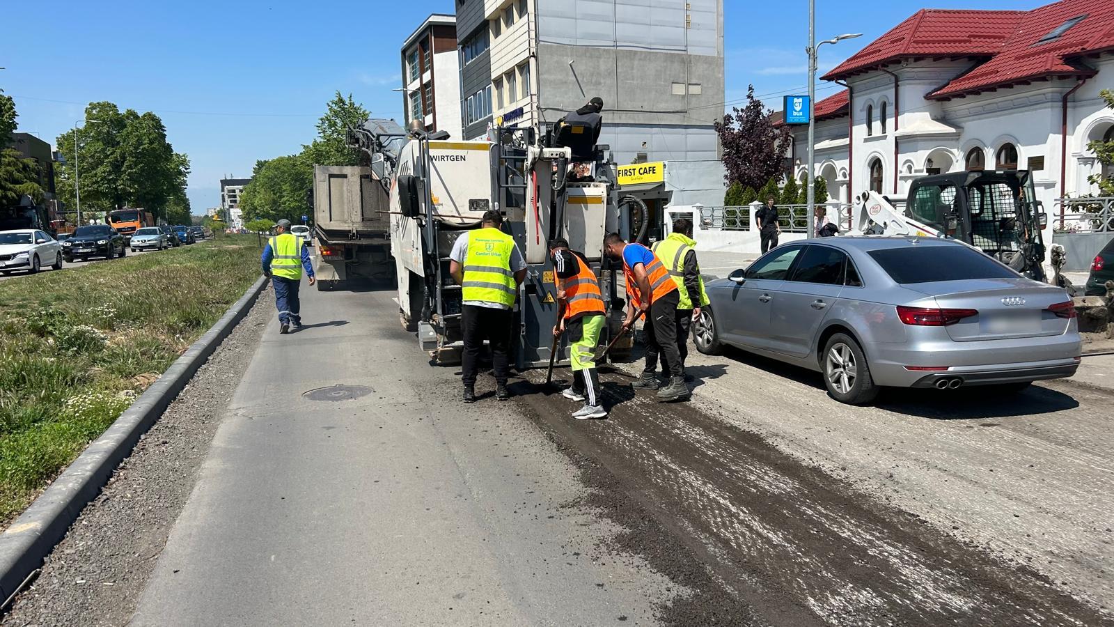 Atenție șoferi! Trafic restricționat pe Bulevardul Mamaia din Constanța pentru lucrări de frezare a carosabilului