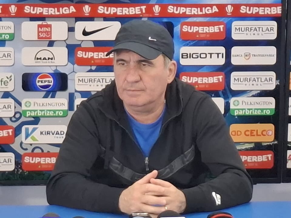 Hagi, furios după meciul cu Gloria Buzău