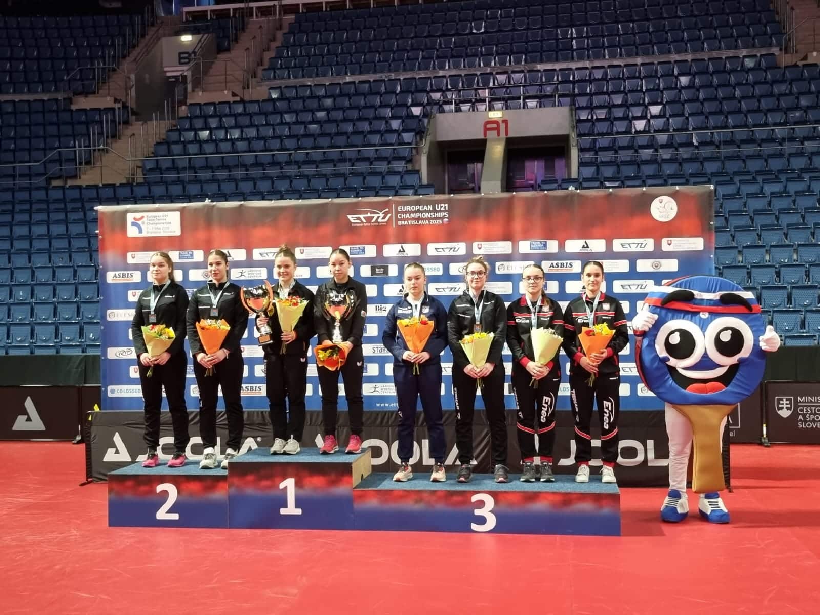 Elena Zaharia și Bianca Mei-Roșu, vicecampioane europene U21 la dublu