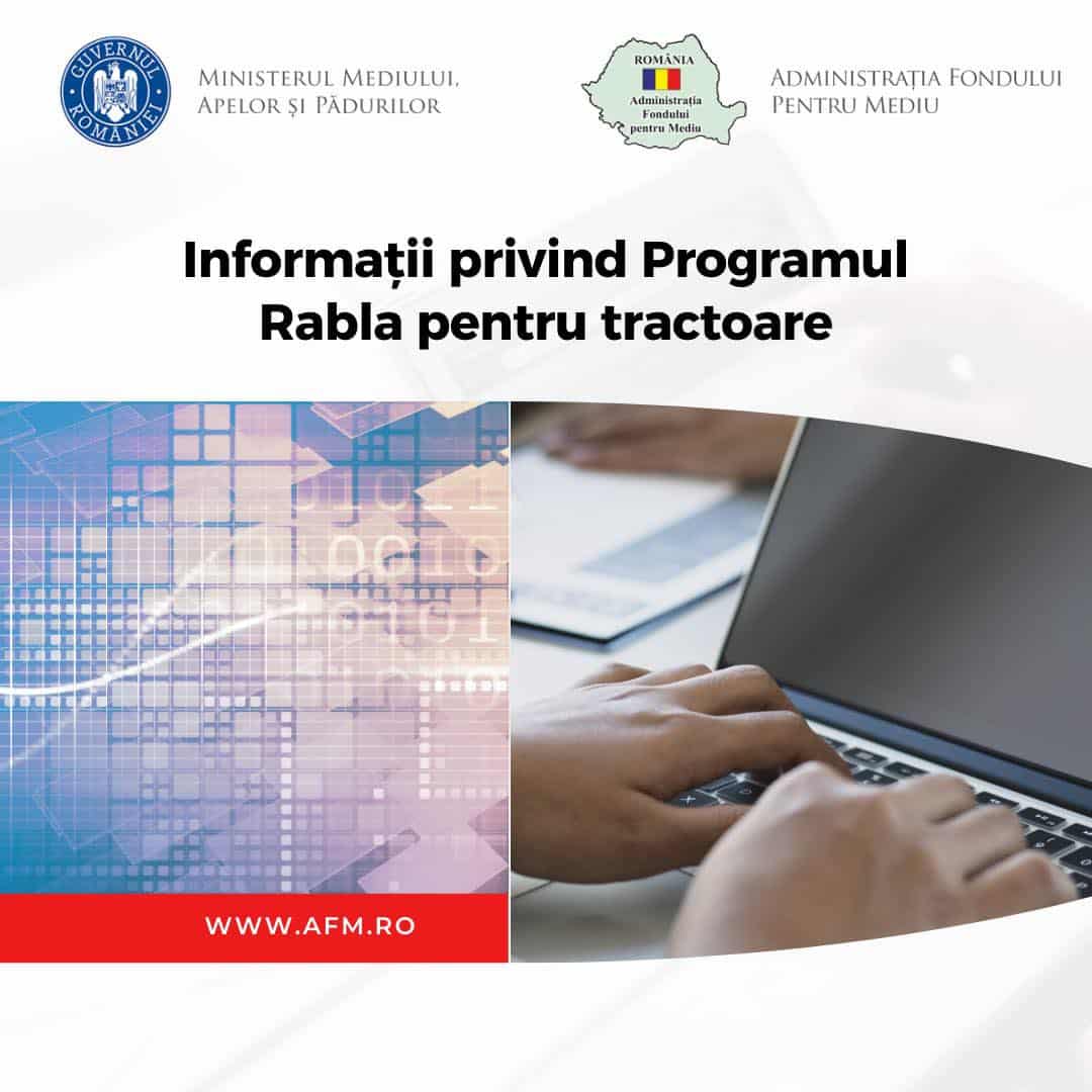 Programul „Rabla pentru Tractoare” suspendat la o oră după lansare. Aplicația, copleșită de cereri sau ținta unui atac cibernetic?
