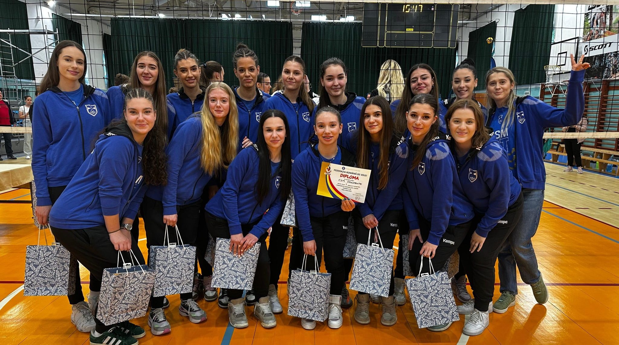 Voleibalistele de la CSM Constanța, locul 5 la Turneul Final U19. Urmează lupta pentru titlul la U17