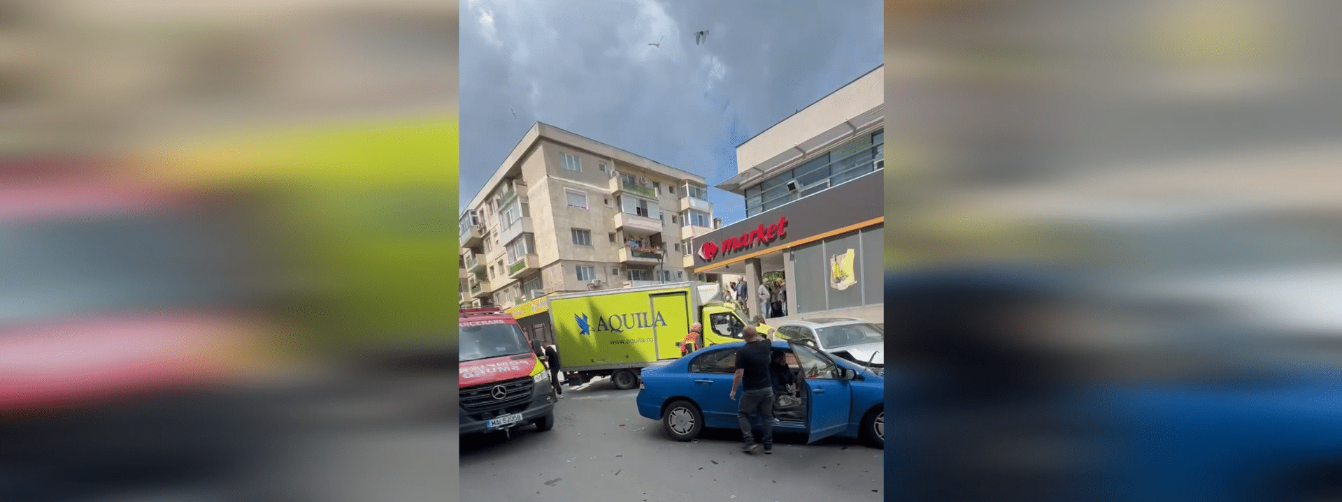 Accident în centrul Constanței: Șase mașini implicate, un șofer a ajuns la spital