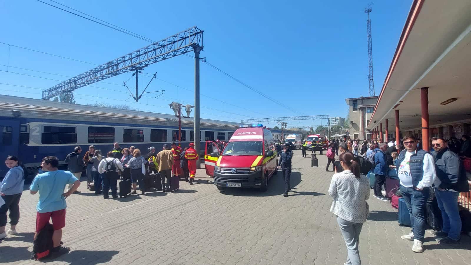 Oficial de la CFR despre accidentul feroviar din gara Constanța
