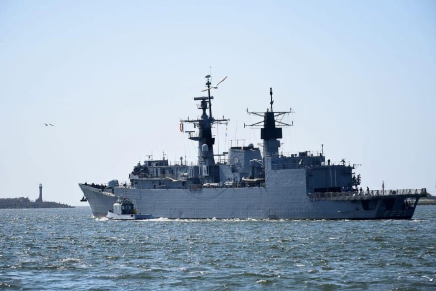 Fregata „Regele Ferdinand” a plecat într-o nouă misiune internațională sub comanda UE: 40 de zile în Mediterană