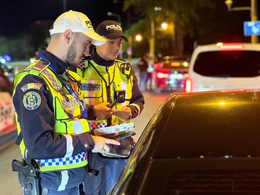 Acțiuni ale poliției în Medgidia, Cernavodă și Murfatlar: zeci de amenzi și permise reținute în cadrul operațiunii „Blocada”
