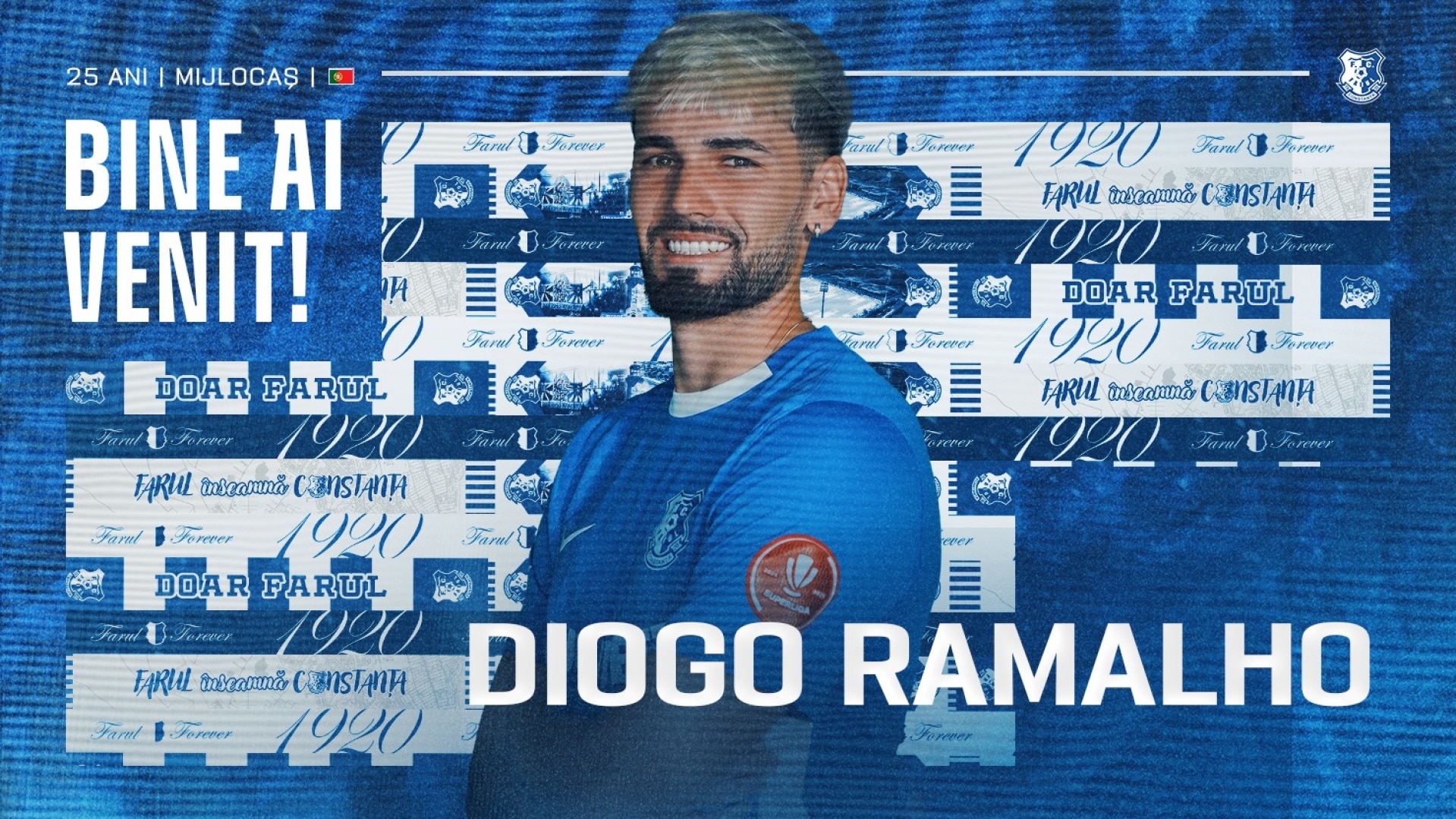 Transfer oficial: Diogo Ramalho, noul mijlocaș al Farului Constanța
