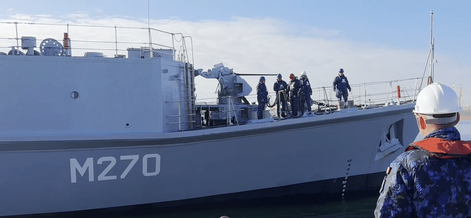Misiune multinațională în Marea Neagră: Nava românească M 270 în acțiune alături de aliați