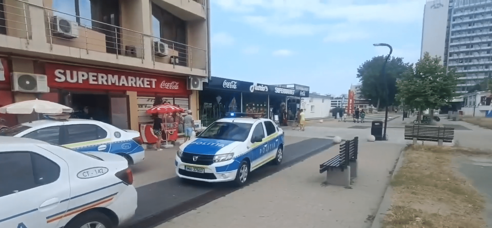 Incident armat într-un hotel dezafectat din Mamaia: Un bărbat, la spital