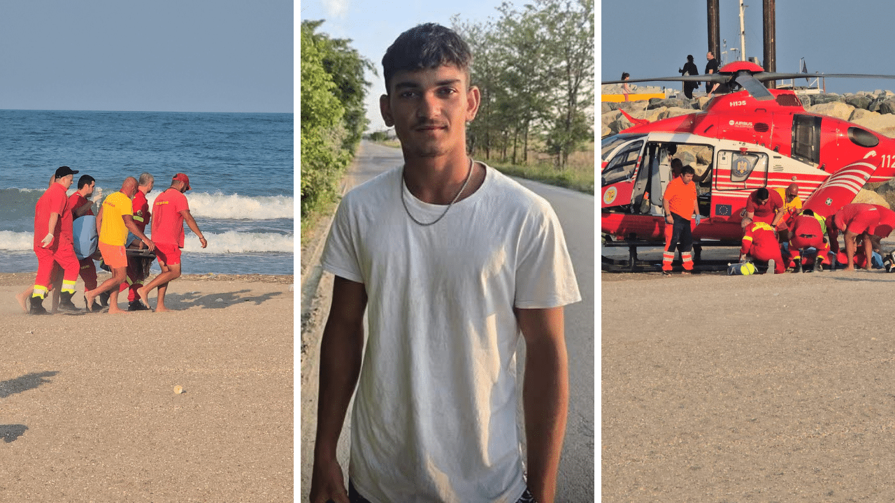 Ianis, eroul din Costinești: Adolescentul de 17 ani a salvat o turistă din valuri