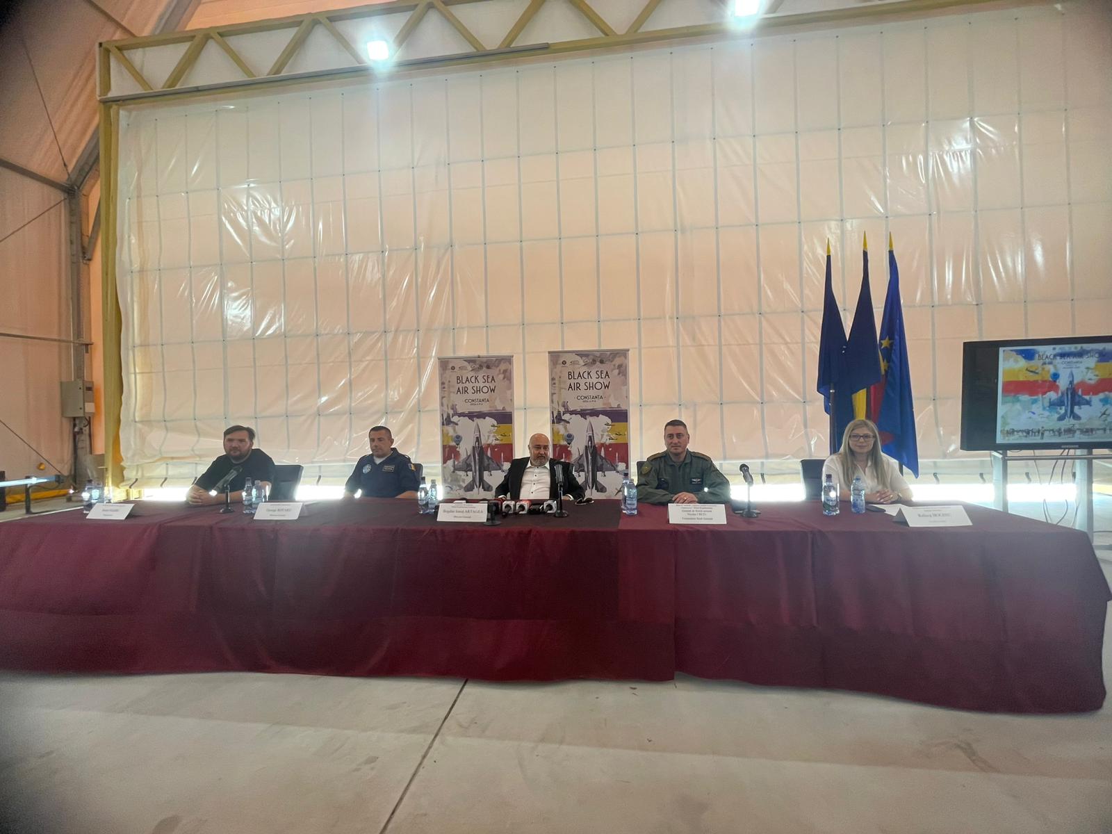 FOTO. Black Sea Air Show 2025: Conferința de presă oficială pentru a patra ediție a evenimentului aviatic