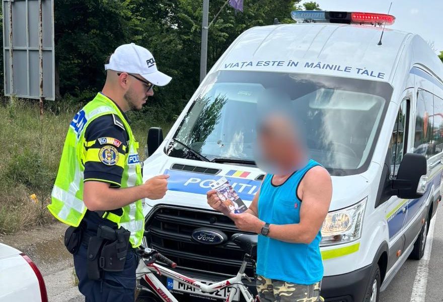 Pietoni și bicicliști, sancționați dur pentru încălcarea regulilor de circulație în județul Constanța