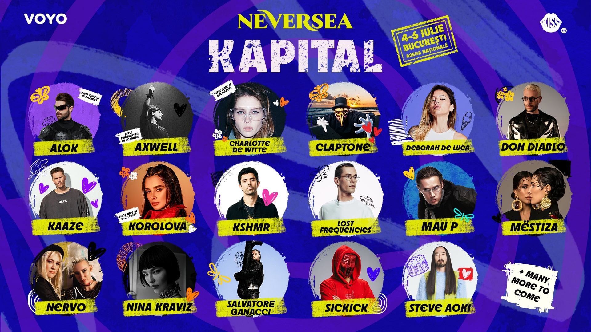 Neversea Kapital dezvăluie primii Artiști: Alok, Don Diablo și KSHMR bin la București între 4-6 Iulie