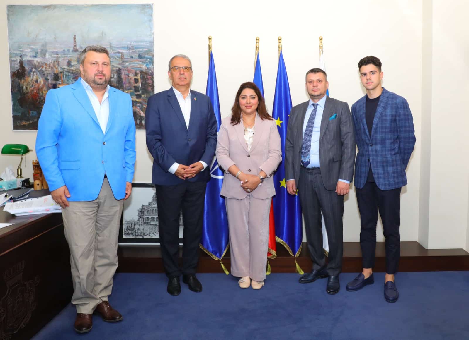 Primarul Vergil Chițac a primit delegația Uniunii Camerelor de Comerț Bilaterale România-India la Constanța