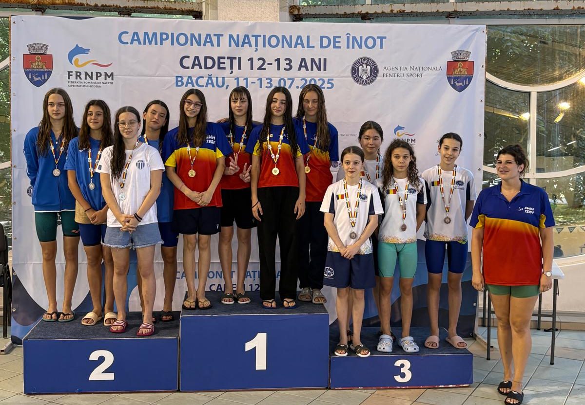 Performanțe remarcabile pentru CS Farul Constanța la Campionatul Național de Înot Cadeți