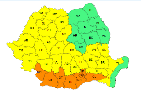 ANM: Cod galben de caniculă și disconfort termic în Dobrogea