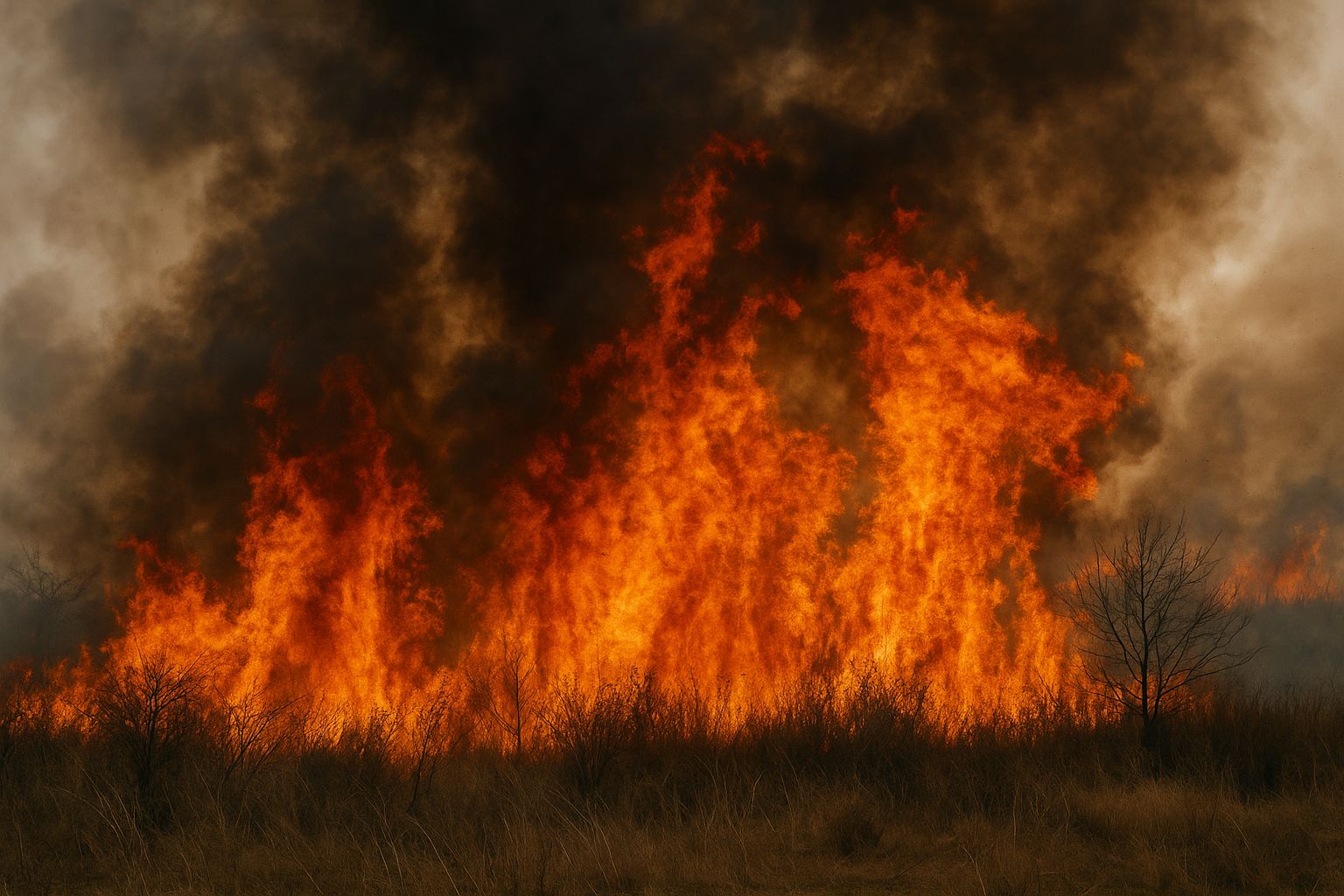 Constanța în flăcări: 270 de incendii și peste 1.500 de hectare mistuite de la începutul anului