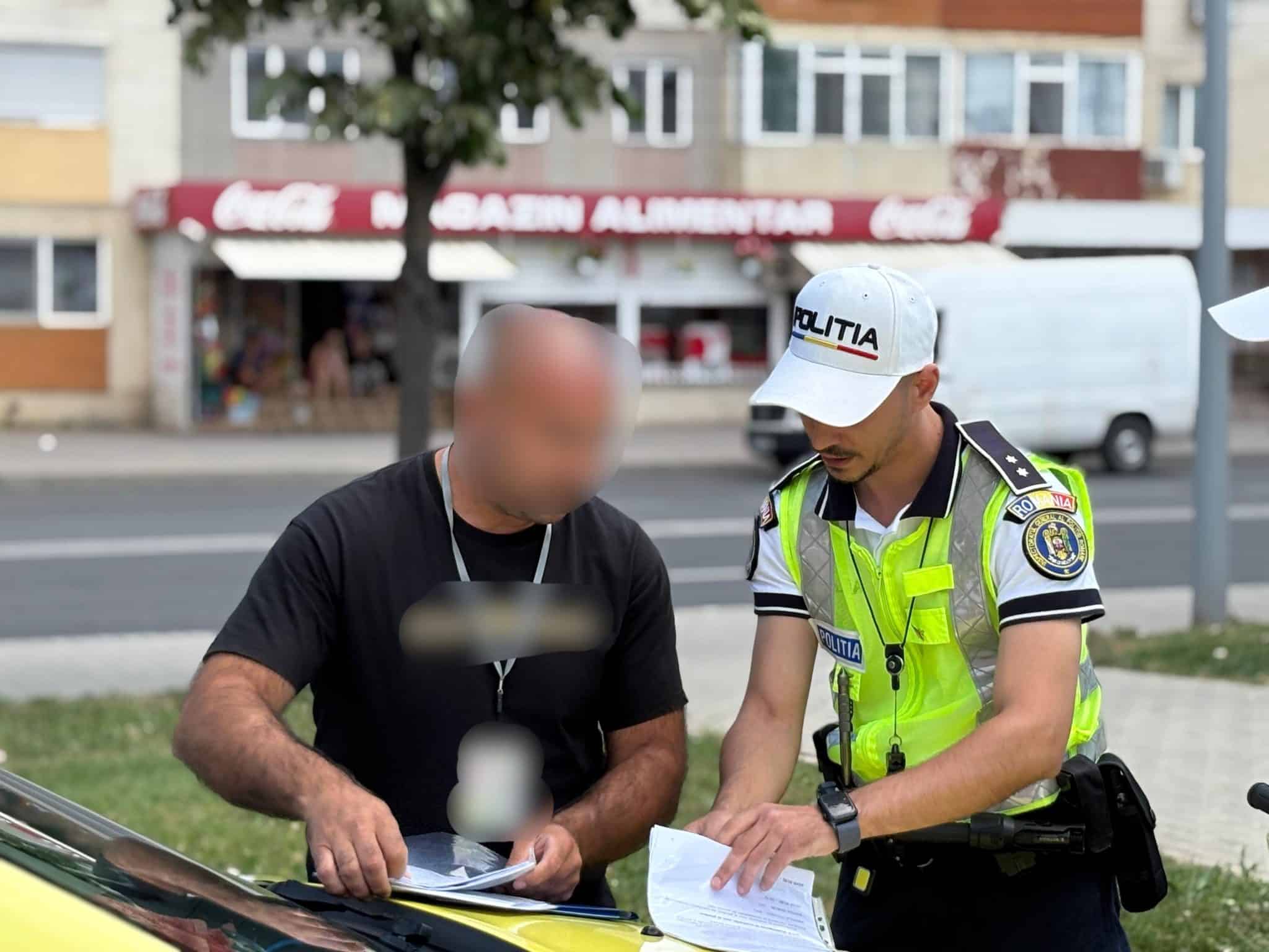 Sancțiuni de peste 10.000 lei în trafic: Șoferi băuți, viteză și vehicule cu defecțiuni, la Constanța